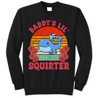 Inappropriate Funny Daddys Lil Squirter Embarrassing Sweatshirt