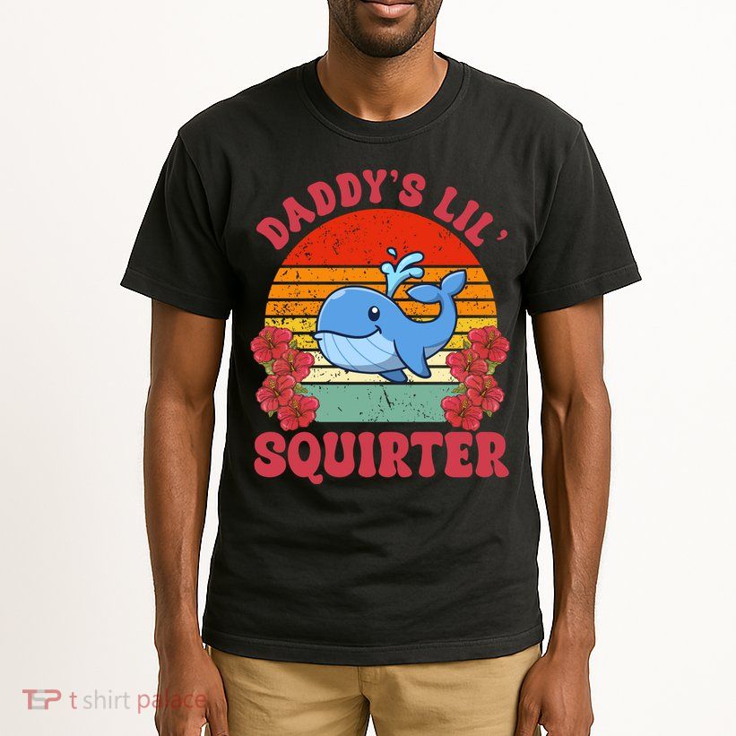 Inappropriate Funny Daddys Lil Squirter Embarrassing Tall T-Shirt