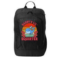 Inappropriate Funny Daddys Lil Squirter Embarrassing City Backpack
