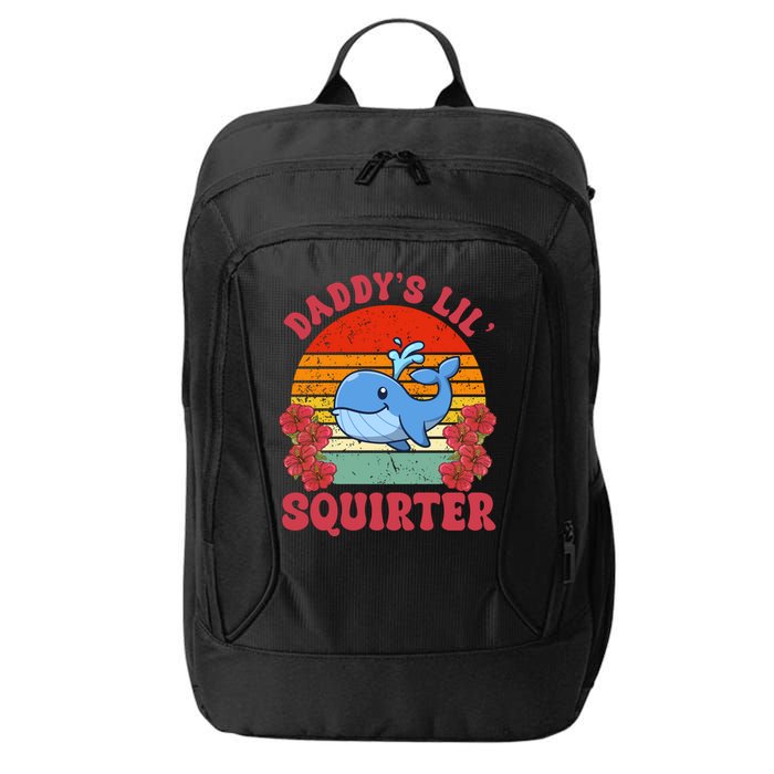 Inappropriate Funny Daddys Lil Squirter Embarrassing City Backpack