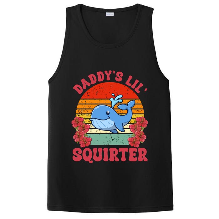 Inappropriate Funny Daddys Lil Squirter Embarrassing PosiCharge Competitor Tank