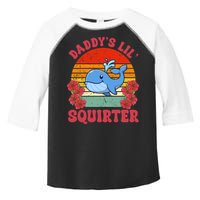 Inappropriate Funny Daddys Lil Squirter Embarrassing Toddler Fine Jersey T-Shirt