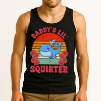 Inappropriate Funny Daddys Lil Squirter Embarrassing Tank Top