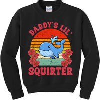 Inappropriate Funny Daddys Lil Squirter Embarrassing Kids Sweatshirt