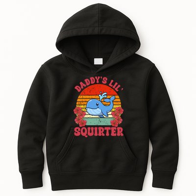 Inappropriate Funny Daddys Lil Squirter Embarrassing Kids Hoodie