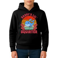 Inappropriate Funny Daddys Lil Squirter Embarrassing Kids Hoodie