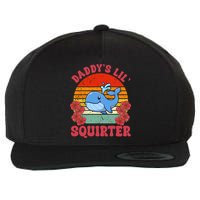 Inappropriate Funny Daddys Lil Squirter Embarrassing Wool Snapback Cap