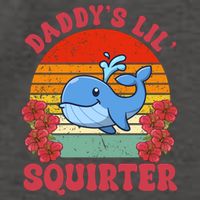 Inappropriate Funny Daddys Lil Squirter Embarrassing Vector Backpack