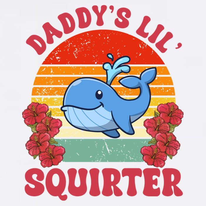 Inappropriate Funny Daddys Lil Squirter Embarrassing Garment-Dyed Sweatshirt
