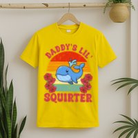 Inappropriate Funny Daddys Lil Squirter Embarrassing T-Shirt