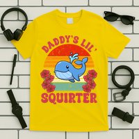 Inappropriate Funny Daddys Lil Squirter Embarrassing T-Shirt