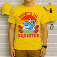 Inappropriate Funny Daddys Lil Squirter Embarrassing T-Shirt