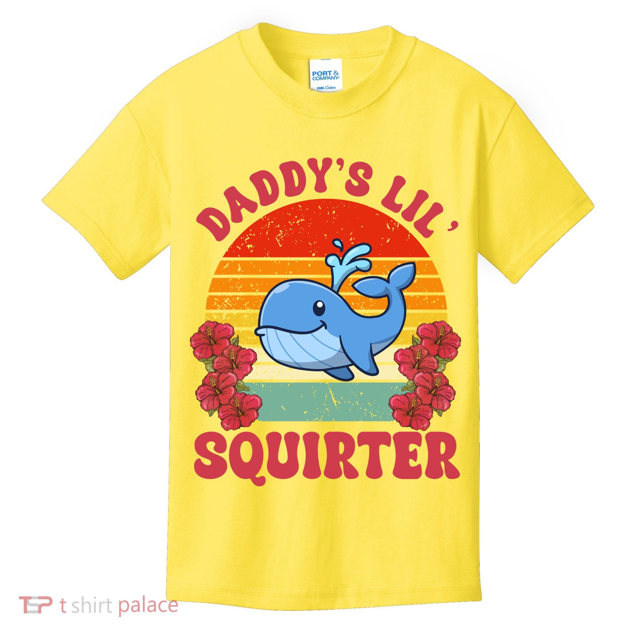 Inappropriate Funny Daddys Lil Squirter Embarrassing Kids T-Shirt