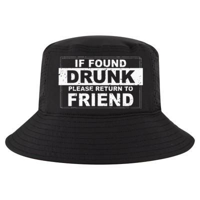 If found drunk please return to friend Cool Comfort Performance Bucket Hat