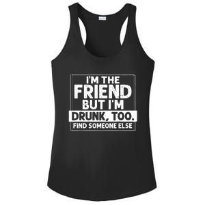 If Found Drunk Please Return To Friend IM The Friend Ladies PosiCharge Competitor Racerback Tank