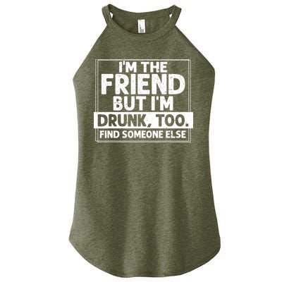 If Found Drunk Please Return To Friend IM The Friend Women's Perfect Tri Rocker Tank