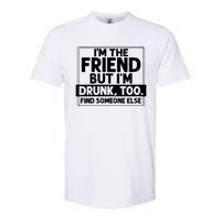 If Found Drunk Please Return To Friend Im The Friend Funny Vneck Softstyle CVC T-Shirt