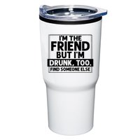 If Found Drunk Please Return To Friend Im The Friend Funny Vneck Tumbler
