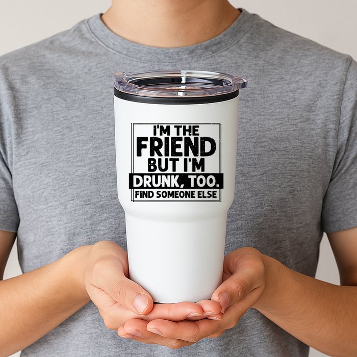 If Found Drunk Please Return To Friend Im The Friend Funny Vneck Tumbler