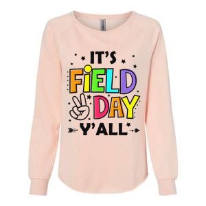 Its Field Day Y'all Teacher Student Womens California Wash Sweatshirt