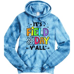 Its Field Day Y'all Teacher Student Tie Dye Hoodie