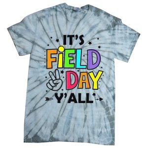 Its Field Day Y'all Teacher Student Tie-Dye T-Shirt