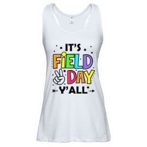 Its Field Day Y'all Teacher Student Ladies Essential Flowy Tank