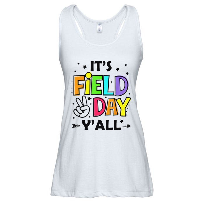 Its Field Day Y'all Teacher Student Ladies Essential Flowy Tank