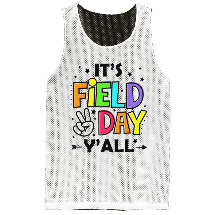 Its Field Day Y'all Teacher Student Mesh Reversible Basketball Jersey Tank