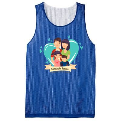 International Family Day Funny Gift Family Is Forever Great Gift Mesh Reversible Basketball Jersey Tank