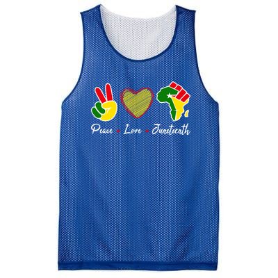 Independence Freedom Day Peace Love Juneteenth Black Pride Funny Gift Mesh Reversible Basketball Jersey Tank