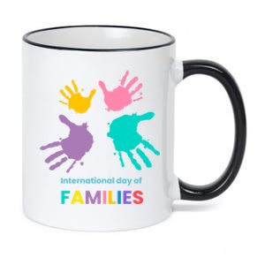 International Family Day Gift Family Is Forever Gift 11oz Black Color Changing Mug