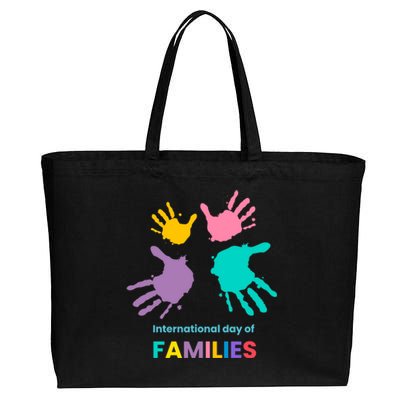 International Family Day Gift Family Is Forever Gift Cotton Canvas Jumbo Tote