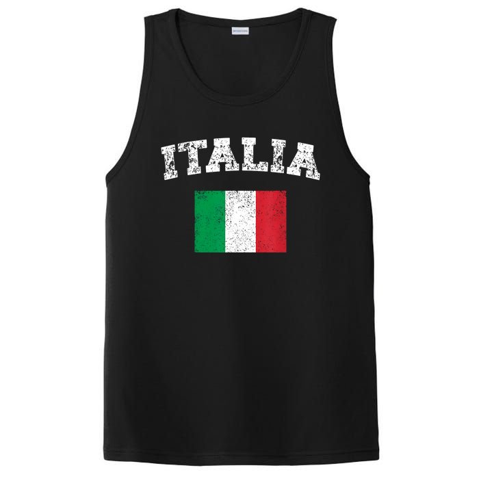 Italian Flag Distressed Flag Of Italy Italia Flag PosiCharge Competitor Tank