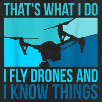 I Fly Drones & I Know Things Golf Towel