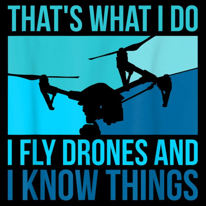 I Fly Drones & I Know Things Zip Tote Bag