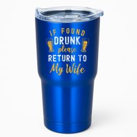 If Found Drunk Return To Wife Couples Funny Drinking Tumbler