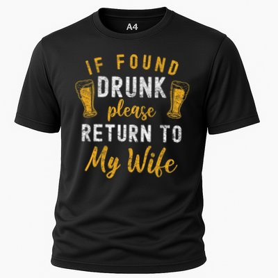 If Found Drunk Return To Wife Couples Funny Drinking Performance Shirt