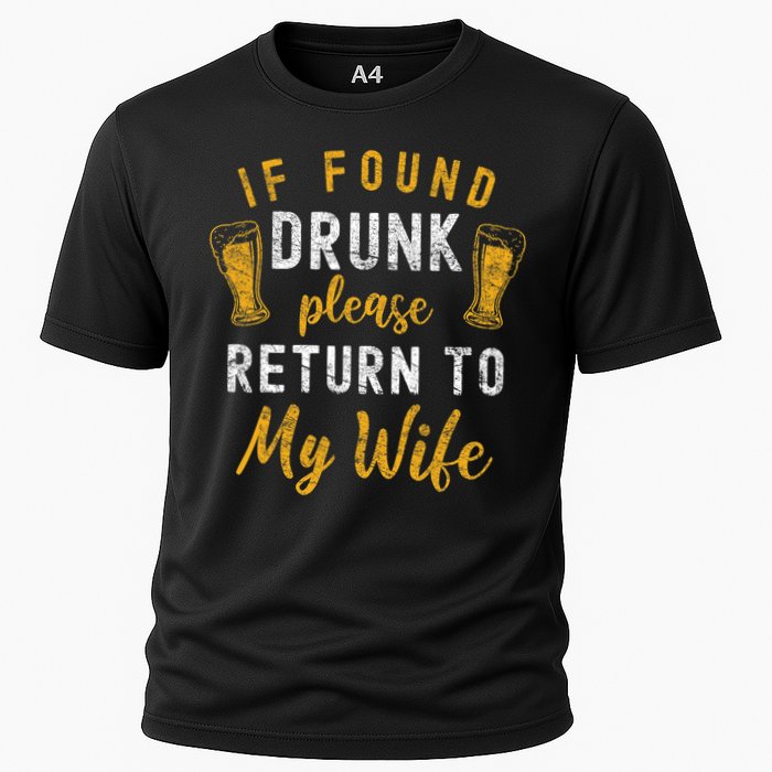 If Found Drunk Return To Wife Couples Funny Drinking Performance Shirt