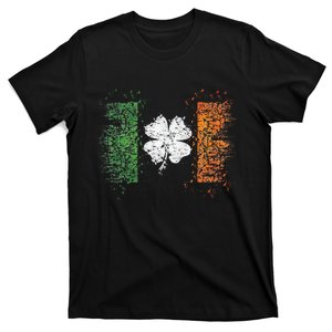 Irish flag Distressed Shamrock ST Patrick's Day T-Shirt