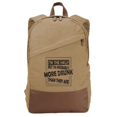 If Found Drunk Please Return To Friend Funny Matching Drunk Cotton Canvas Backpack