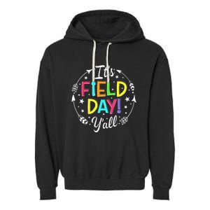 Its Field Day Yall Teacher Student Men Women Boy Girl Kids Garment-Dyed Fleece Hoodie