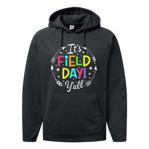 Its Field Day Yall Teacher Student Men Women Boy Girl Kids Performance Fleece Hoodie