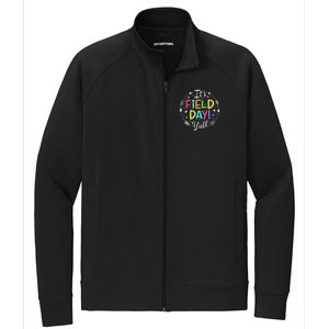 Its Field Day Yall Teacher Student Men Women Boy Girl Kids Stretch Full-Zip Cadet Jacket