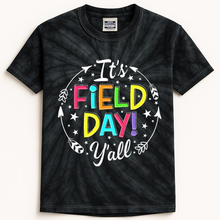 Its Field Day Yall Teacher Student Men Women Boy Girl Kids Kids Tie-Dye T-Shirt