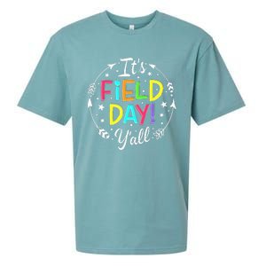 Its Field Day Yall Teacher Student Men Women Boy Girl Kids Sueded Cloud Jersey T-Shirt