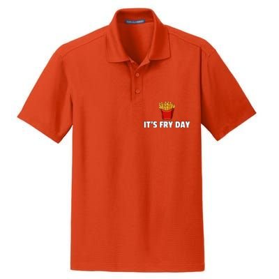 It's Fry Day French Fries Gift Extra Hot Fry Gift Dry Zone Grid Polo