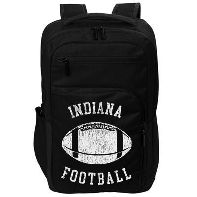 Indiana Football Distressed Vintage 80S Throwback Classic Impact Tech Backpack
