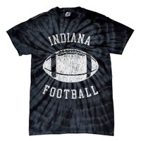 Indiana Football Distressed Vintage 80S Throwback Classic Tie-Dye T-Shirt