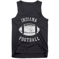 Indiana Football Distressed Vintage 80S Throwback Classic Tank Top